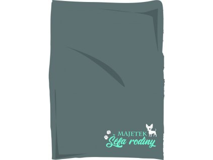 Deka pro mazlíčky - Šéf rodiny (Výběr mazlíčka Pes (jorkšír), Barva Růžová)