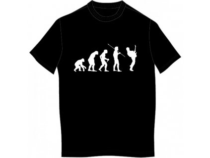 Pánské tričko 'Evoluce' (Barva trika bílá (00), Velikost XS)