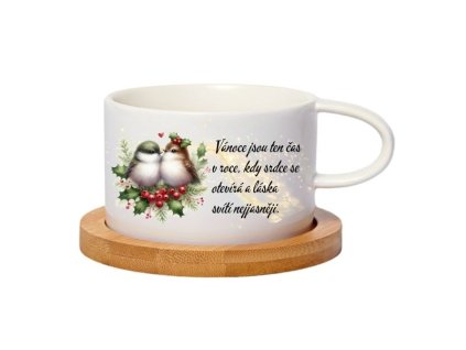 Hrnek makronka - Vánoce jsou ten čas v roce