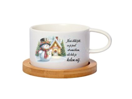 Hrnek makronka - Není důležité, co je pod stromečkem