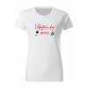Dámské tričko - Valentýn pro nezadané (Barva trika bílá (00), Velikost XS)