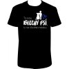 Pánské tričko 'To jsou blechy psí... (Barva trika bílá (00), Barva potisku černá, Velikost XS)