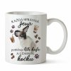 Hrnek - Každá správná žena potřebuje litr kafe a ÚŽASNOU KOČKU - různá plemena