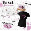 Psí set - tenisky + makronka + tričko