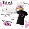 Psí set - tenisky + makronka + tričko