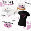 Psí set - tenisky + makronka + tričko