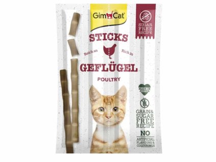 Gimcat Sticks drůbež játra 4ks