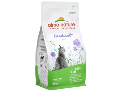 Almo Nature Intestinal Help – podporuje zažívání, s čerstvým jehněčím 400g