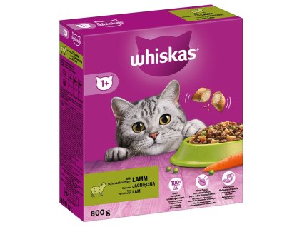 Whiskas 1+ s jehněčím 800g