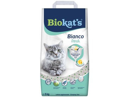 Biokat’s Bianco Fresh Control 5 kg | hrudkující podestýlka