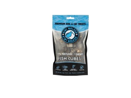 KIWI WALKER Fish Cubes 100 g | Rybí pamlsky z tresky pro psy a kočky