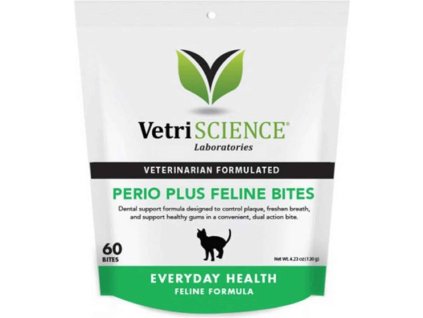 VetriScience Perio Plus Feline dent. kousky kočka 60 ks