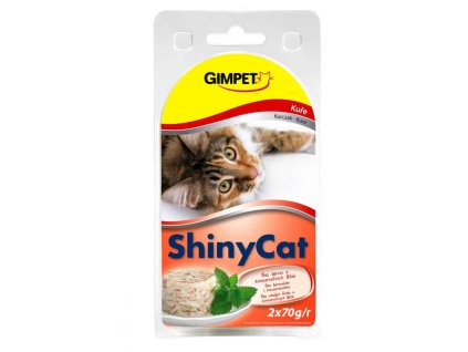 ShinyCat kuřecí v želé 2×70 g | nízkotučná konzerva pro kočky
