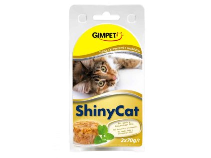 ShinyCat tuňák, krevety & maltóza 2×70 g | konzerva pro kočky