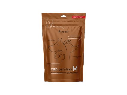 Doplnek vyzivy pro psy CBD Pamlsky Immunity M 100g 2906202315220112524