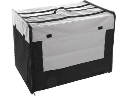 Flamingo Prepravka pro psy Smart Top Plus cerno seda 79x56x61cm 0801202610200649171
