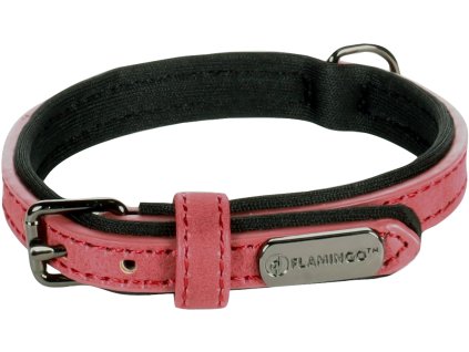 Flamingo Delu Obojek s neoprenovym polstrovanim Cervena XS 260720230853023861