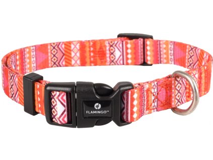 Flamingo Obojek pro psy nylon SYB 30 45cm x 15mm 0303202111073297588