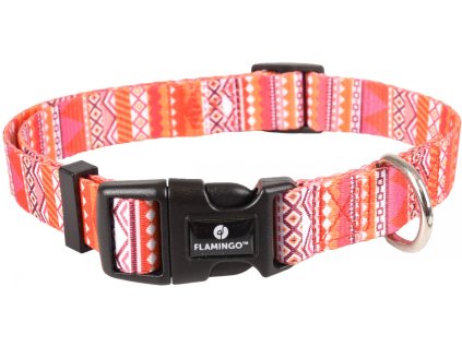 Flamingo Obojek pro psy nylon SYB 40 55cm x 20mm 0303202111090176242