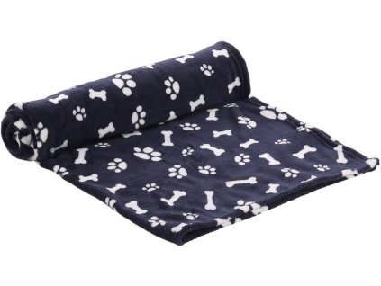 Flamingo Zuma Deka Vzor kosticky packy Tmave modra M 0906202306362981589