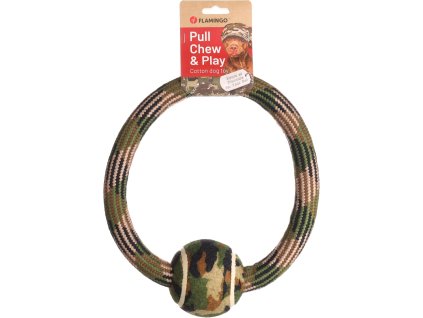 Flamingo Joe Hracka pro psy Kruh s mickem maskacova 27cm 0301202514312444063