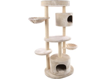 Flamingo Skrabadlo pro kocky INGA bezove 103x50x142cm 1609202414241351357