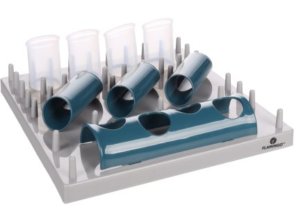 Flamingo Fumbo Interaktivni hracka pro kocky Seda modra 1206202310135968915