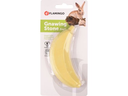 Flamingo Mineralni kamen pro hlodavce Banan 50g 1302202508281098780