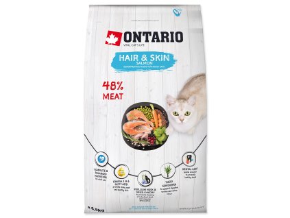 Ontario Cat Hair & Skin 6,5kg