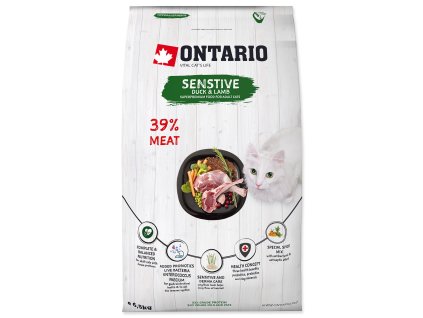 Ontario Cat Sensitive Derma 6,5kg