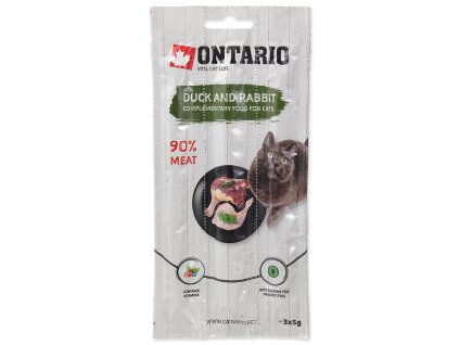 Stick ONTARIO for cats Duck & Rabbit 3ks