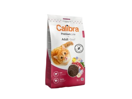 Calibra Cat Premium Line Adult Beef 10kg