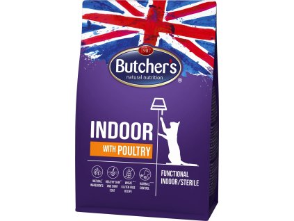 Butcher's Cat Functional Indoor s drůbežím 800g