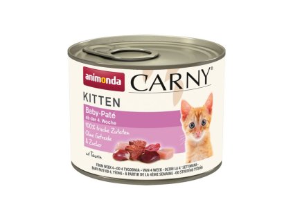 Animonda Carny Kitten Baby Paté 200 g | Paštika pro koťata
