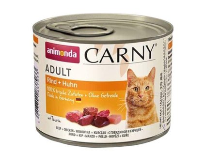 Animonda Carny Kitten drůbeží & hovězí 200 g | Konzerva pro koťata