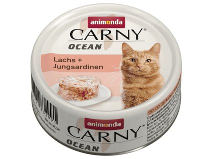 Animonda Carny Ocean losos & sardinky 80 g | Rybí konzerva pro kočky