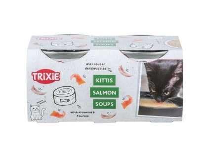 Salmon Soup losos & kuře tekutý pamlsek pro kočky, (BAL 4 x 80 g)