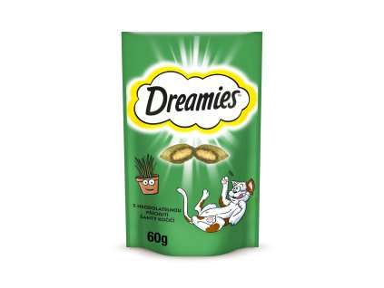Dreamies kočka pochoutka catnip 60g