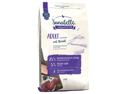Sanabelle Adult pštros 2kg
