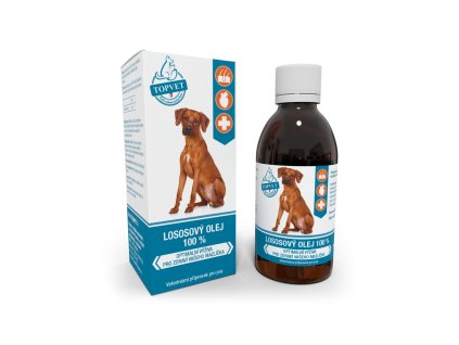 Lososový olej pro psy TOPVET 200ml