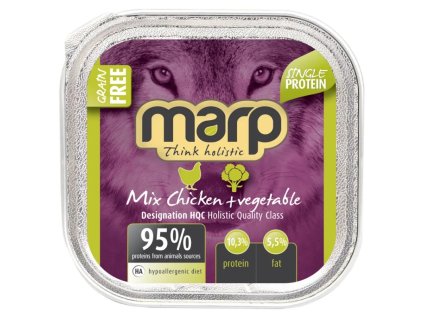 Marp Mix vanička pro psy kuře+zelenina 100g