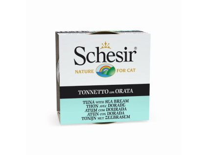 Schesir Cat konz. Adult tuňák, pražma 85g