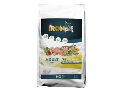 IRONpet Dog Adult Mini Turkey (Krocan) 12 kg