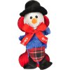 Flamingo Vanocni hracka snehulak a kost 33cm 2008202414584992525