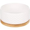 Flamingo Bianco Keramicka miska pro psy Bila 990ml 2010202313332014789