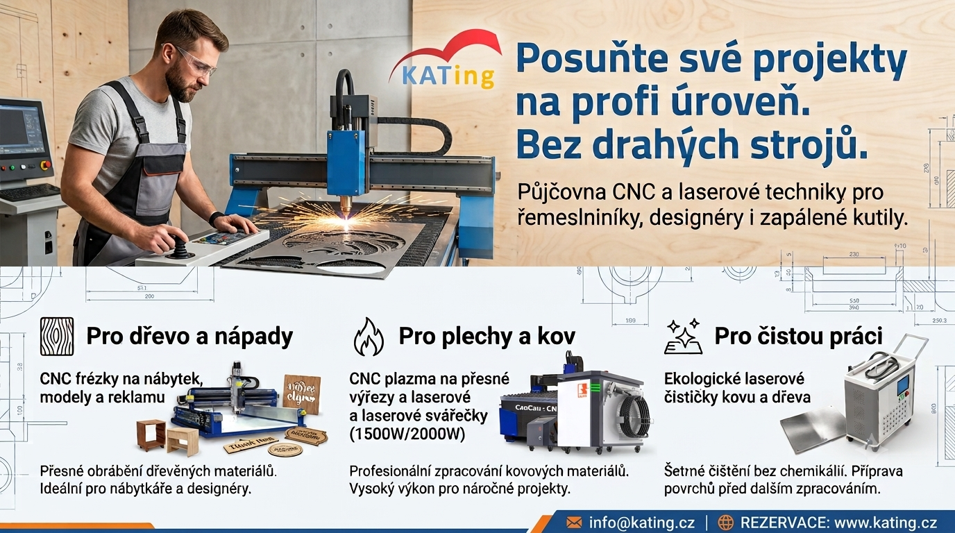 Půjčovna CNC strojů a laserů