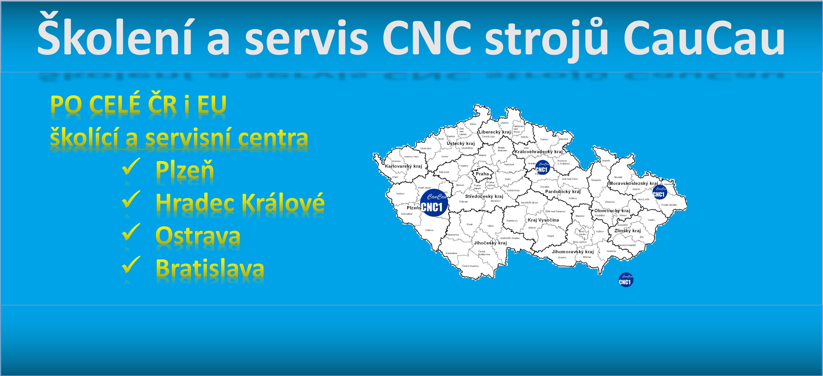 Servisníé centra CNC CauCau