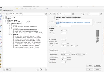 Veřejná publikovaná databáze nástroju CauCau