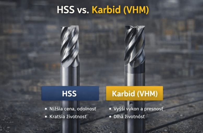 HSS vs Karbid nástroje
