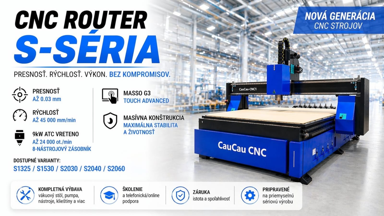 CNC Router S - Seria by CauCau CNC